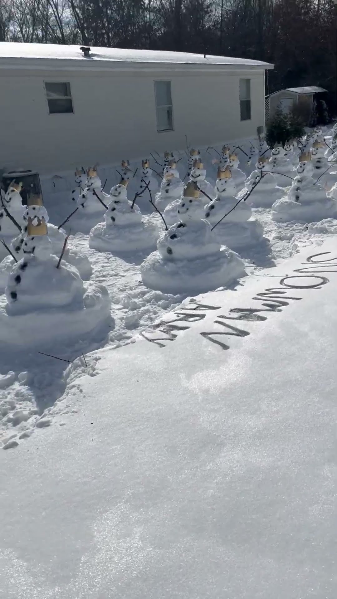 Army Of Royal Snowmen || ViralHog