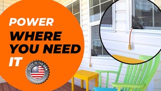 Meet ScreenLet: Your Solution for Convenient Outdoor Power Access! Available on Amazon.com