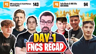 BenjyFishy on Top | Clix's Team Down Bad | FNCS Day 1 Recap