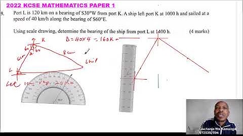 2022 KCSE MATHEMATICS PAPER 1 QUESTION 9