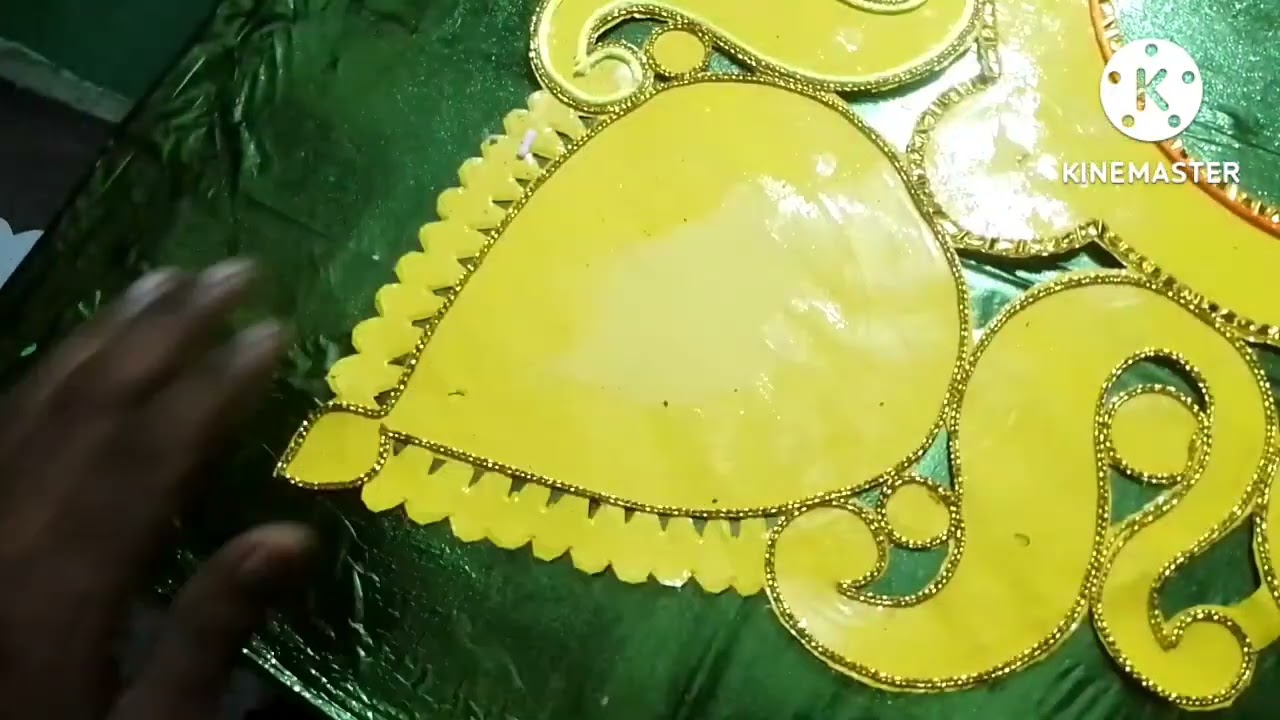 how to make a daker saj /মুকুট সাজ