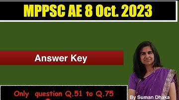 MPPSC AE 8 Oct 2023 || MPPSC AE Solutions #mppsc_ae #mppsc_answerkey #mppscae_solutions