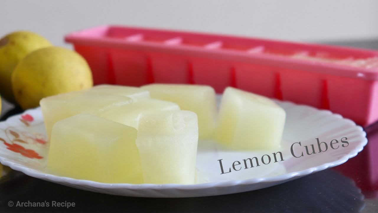Lemon Cubes Kitchen Tip How To Store Lemon Juice For Long Time