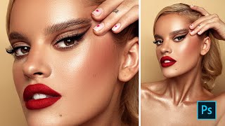 High End Professional Retouch - Beauty Portrait Retouch ( Photoshop )