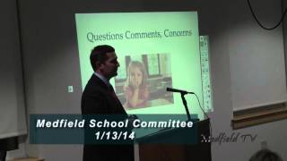 Medfield School Committee (1-13-2014)