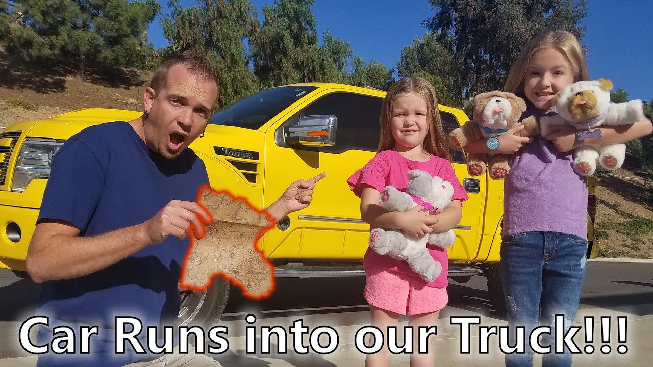 box for truck Game Master Top Secret Treasure Hunt Gone Wrong!! (Car Accident) Rollie Pups Save the Day!