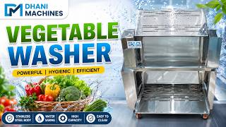 Vegetable Washer Machine | Commercial Vegetable Cleaning Machine | DHANI MACHINES Nagpur