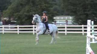 My first kiss ~ jumping 3'6 vertical to 4 oxer.