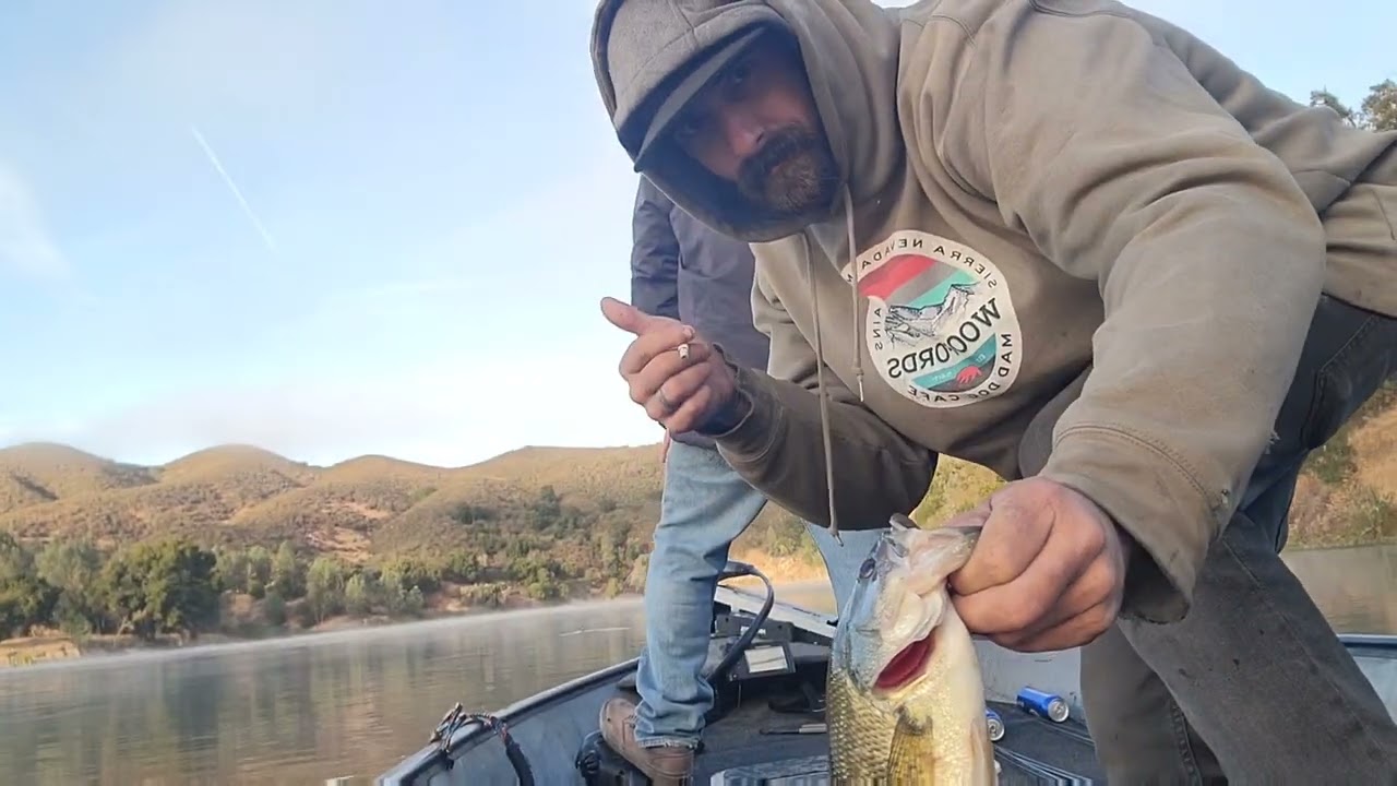 Fall bass fishing at Santa Margarita Lake, Ca