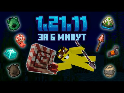 ВСАДНИКИ ХАОСА ЗА 6 МИНУТ | ОБЗОР МАЙНКРАФТ 1.21.11 ЗИМНИЙ ДРОП