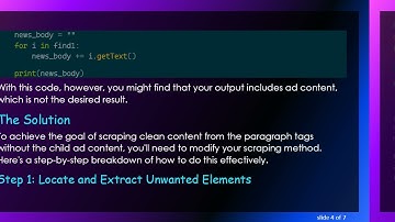 How to Scrape the Content of a Tag Without Its Child Elements Using Python and BeautifulSoup