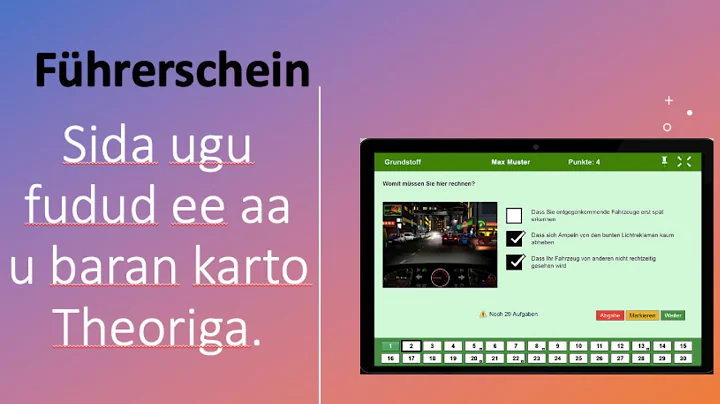 Fhrerschein | Sida ugu fudud ee loo barto Theorie ...