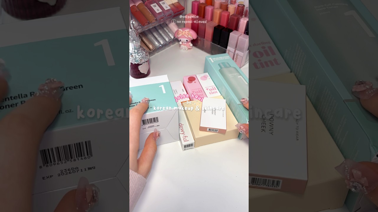 kbeauty skincare & makeup haul 💕🛍️ 