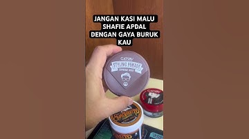 JANGAN KASI MALU SHAFIE APDAL DENGAN GAYA BURUK KAU