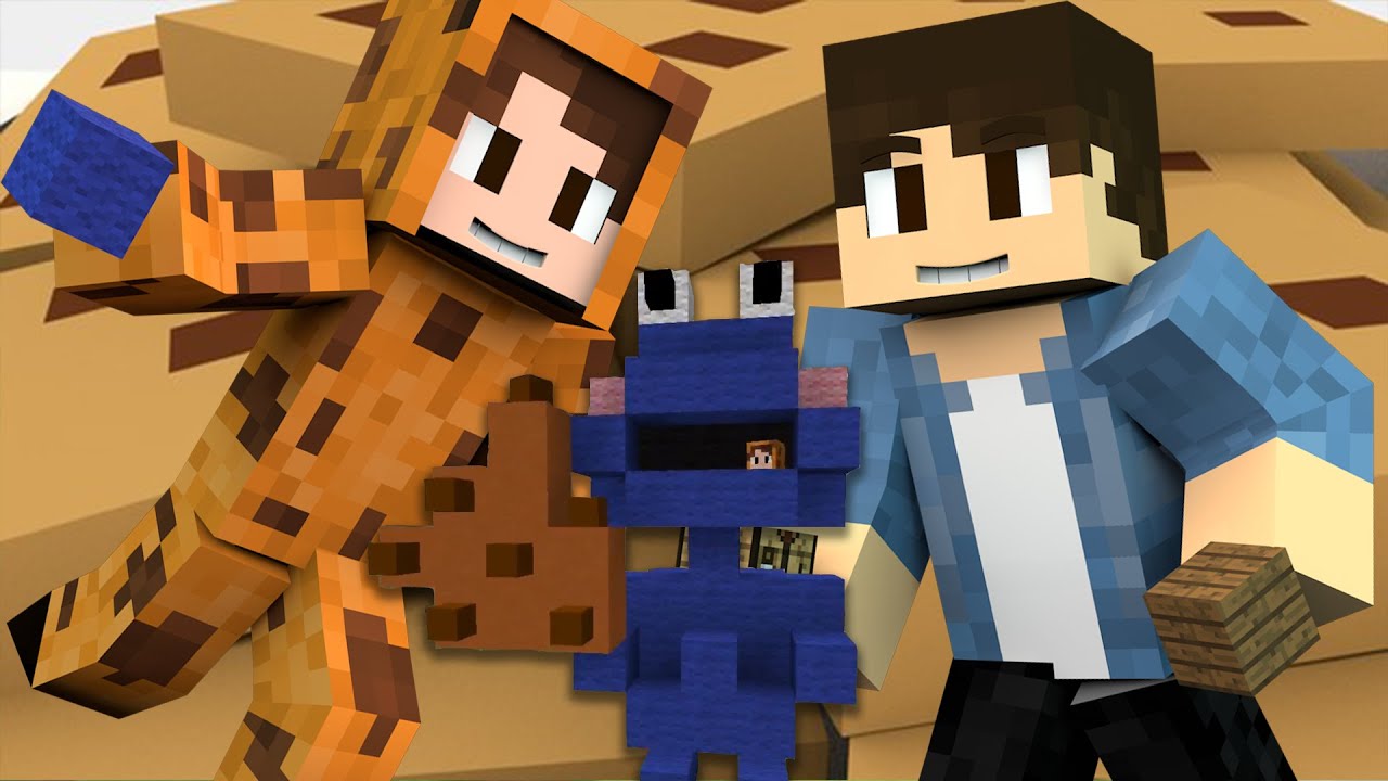 THE POWER OF COOKIE MONSTER! - Build Battle w/ OMGCookie