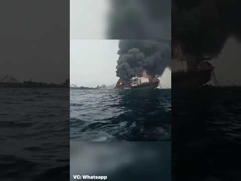 Ship Explosion at Escravos