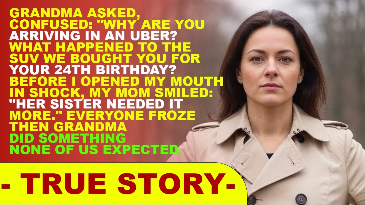 My Parents Gave The SUV Grandma Gifted Me To My Sister—Grandma's Response Left Everyone Speechless