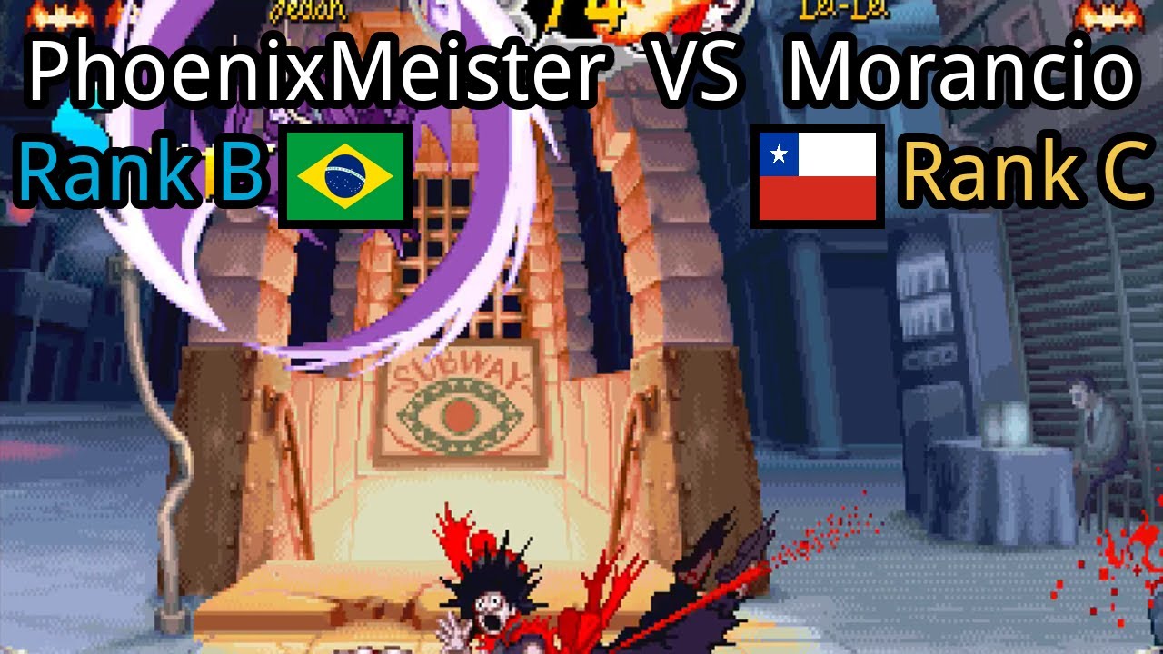 Vampire Savior - the lord of vampire: PhoenixMeister (BR, Rank B)  vs Morancio (CL, Rank C)