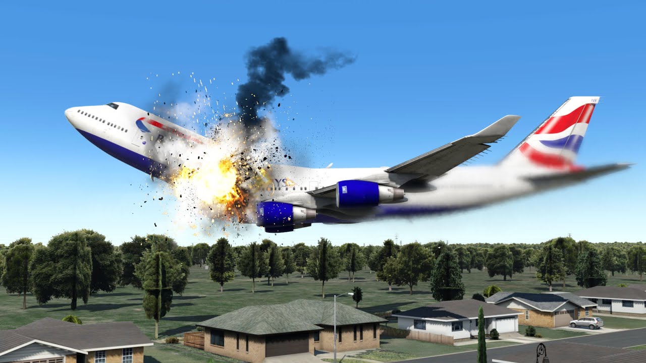 🔴LIVE Boeing 747 Terrifying Emergency Landing | X-PLANE 11