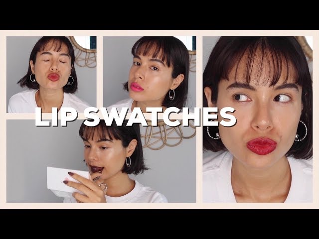 I swatched that Guerlain dress-up lipstick. - YouTube