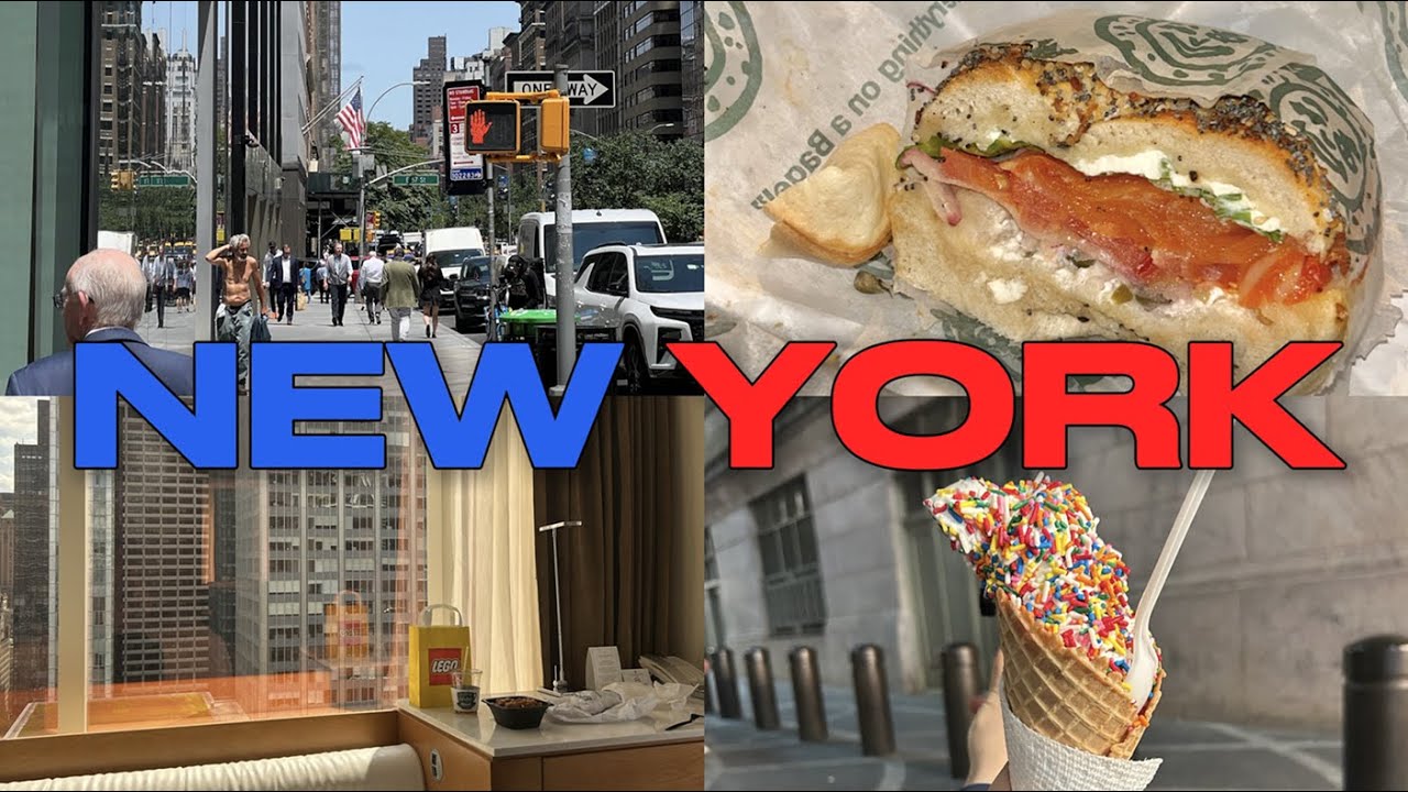 무계획 신혼여행 / 뉴욕 Day 1 / 아시아나 이코노미 스마티움 , 한인택시 , 콩코드 호텔 뉴욕 , 에싸 베이글, 그랑센트럴 터미널