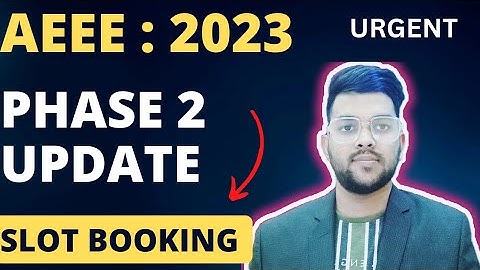 AEEE 2023 Phase Urgent update ♦️ | How to book slot for phase 2 #amrita #aeee2023  #Slot #booking