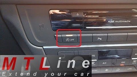 Audi A6 C7 (4G), MY2015 - start/stop memory function activation - spominska funkcija start/stop