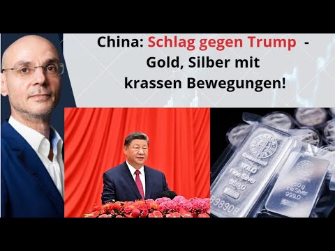 Thumbnail for China: Schlag gegen Trump - Gold, Silber mit krassen Bewegungen! Videoausblick