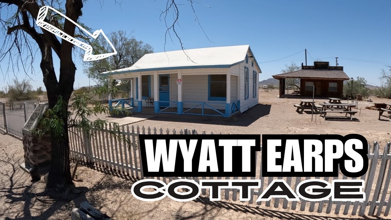 "VISTING THE REAL WYATT EARP COTTAGE " Google Earth Vidal , CA Wyatt
