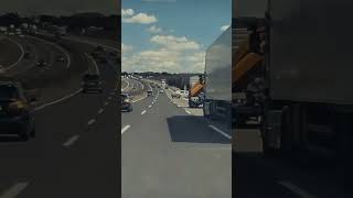 AUTOBAHN ACCIDENT CAUGHT ON TESLA DASHCAM