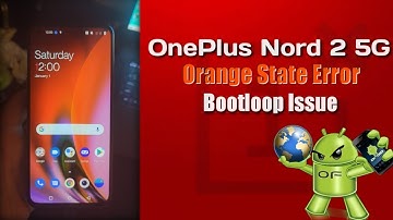 How to Unbrick OnePlus Nord 2 5G Orange state Bootloop 101% Fixed ✅