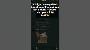 How to use Stickers in Discord Mobile #roduz #discord #howto #how #use #sticker #stickers