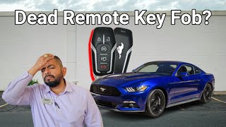 What to do if you have a dead remote control on Ford vehicles