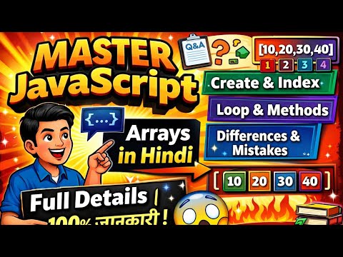 JavaScript Array Interview Questions 🔥 Map, Filter, Reduce Explained in Hindi