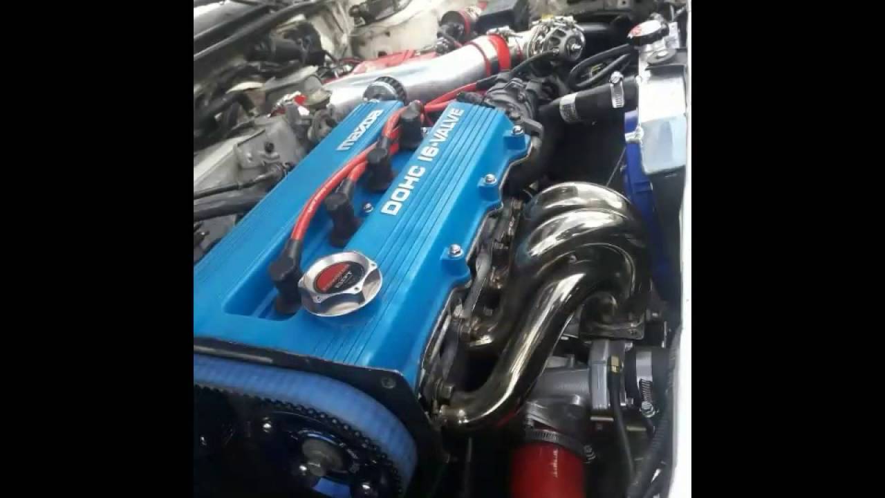 Bmw e36 328is M52b28 all motor vs Mazda Protege LX BP05 Turbo - YouTube