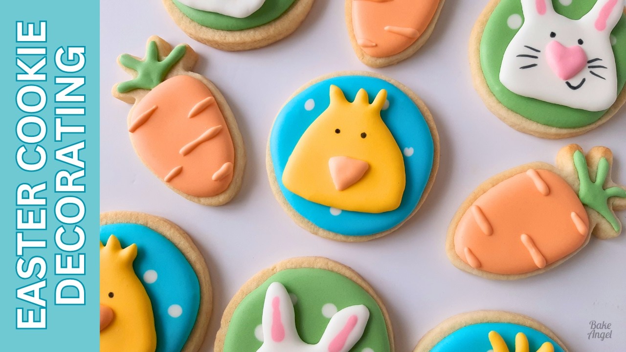Spring Cookie Decorating Tutorial (Real-Time) 🐥 Royal Icing for ...