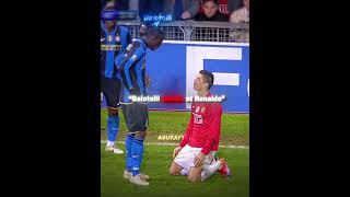 Ronaldo Silences Balotelli 🤯 🥶