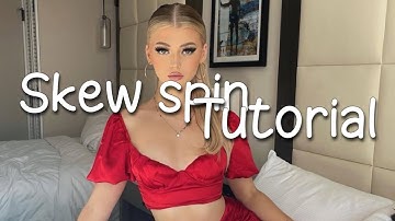 Skew spin tutorial on video star. || Reina’s Tutorials