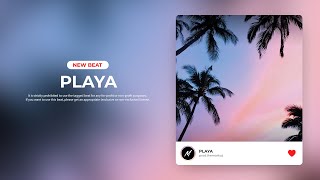 Tropical Beat - "Playa" | Afro type beat | Dancehall Instrumental 2024