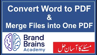 How to Convert Word to PDF & Merge Multiple Files into One PDF | Step-by-Step Tutorial