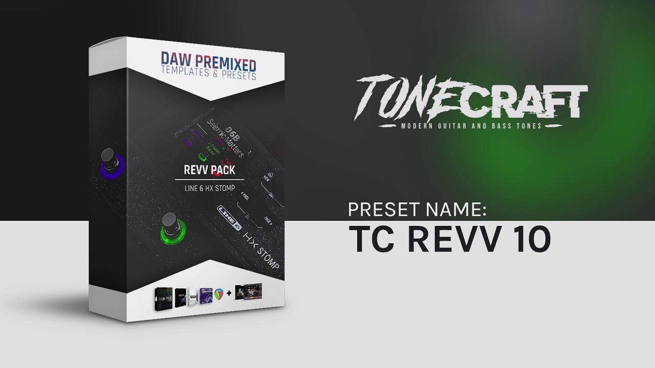Revv Pack for Line 6 HX Stomp - Sound Demo Video