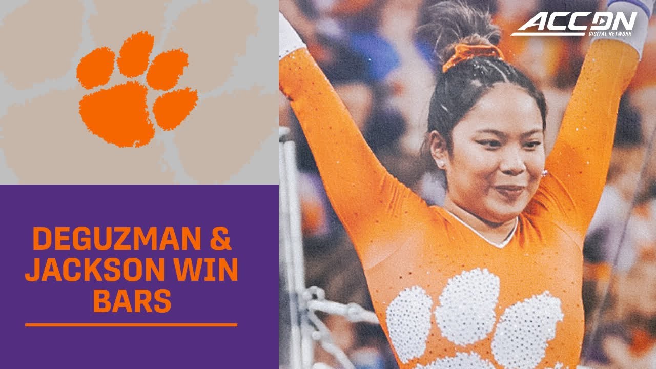 Clemson's Kaitlin DeGuzman & Eve Jackson Combine To Dominate On Bars