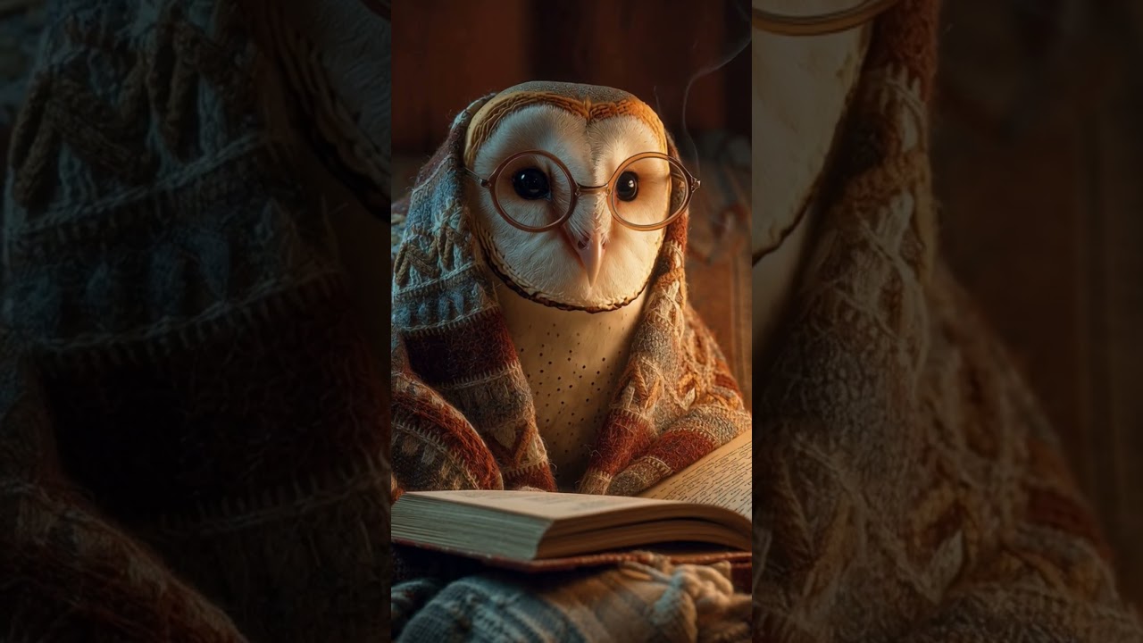 "Hooting through the night, finding wisdom in the stars. 