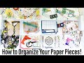 How to Organize Paper Pieces, Die-Cuts, and Ephemera