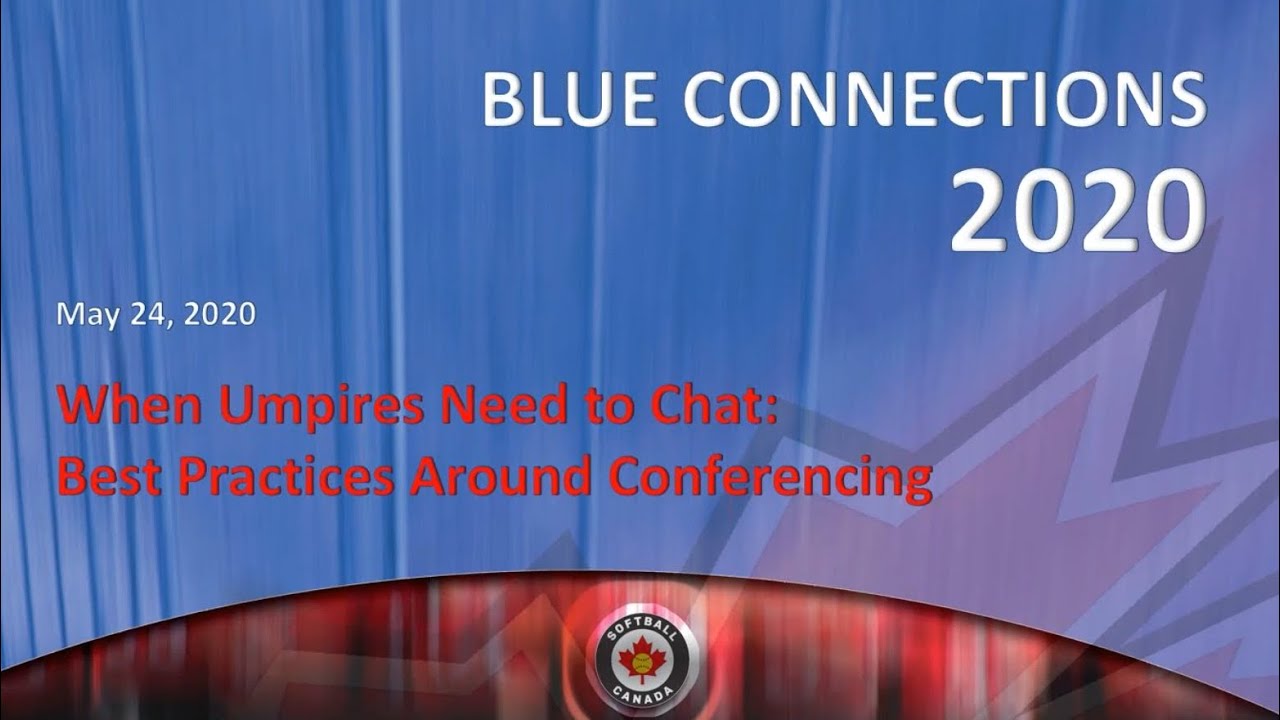 Blue Connections 2020 When Umpires Need to Chat YouTube