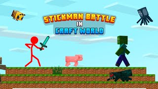 stickman battle in craft world gameplay walkthrough screenshot 4