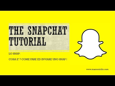 Snapchat Tutorial - Come fare uno Snap :) - YouTube