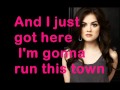 Lucy Hale - Run this town (Lyrics)