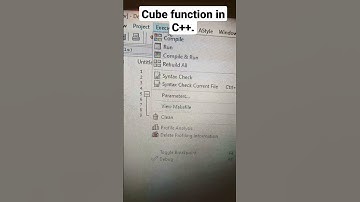 Cube function in C++ 💻💻