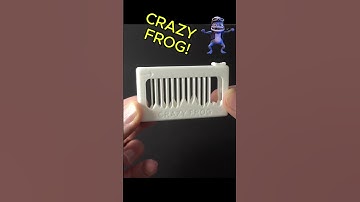 I 3D Printed Crazy Frog - Musical Fidget #3dprinting #fidget #howto